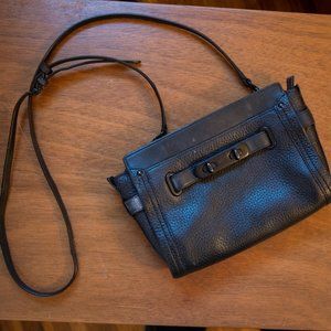 Coach Black Leather Crossbody Bag